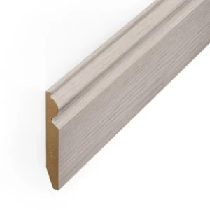 Laminate Skirting Board 116 x 15 x 2400mm - Light Grey FC70