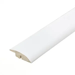 Laminate Adapting Profile Door Bar 12 x 45 x 1000mm - White FC14