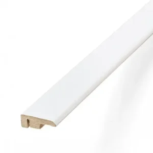 Laminate End Profile Door Bar 11.5 x 33 x 1000mm - White FC14
