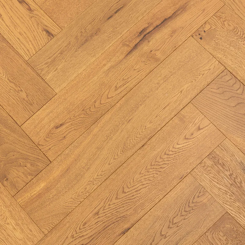 Wood Flooring Kent Select Herringbone 600 x 125 15/4mm Engineered Wood Flooring Amberlight Oak ESH154L-4 - Image 2