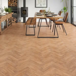 Wood Flooring Kent Select Herringbone 350 x 80 20/6mm Engineered Wood Flooring Calm Natural Oak ESH206-4