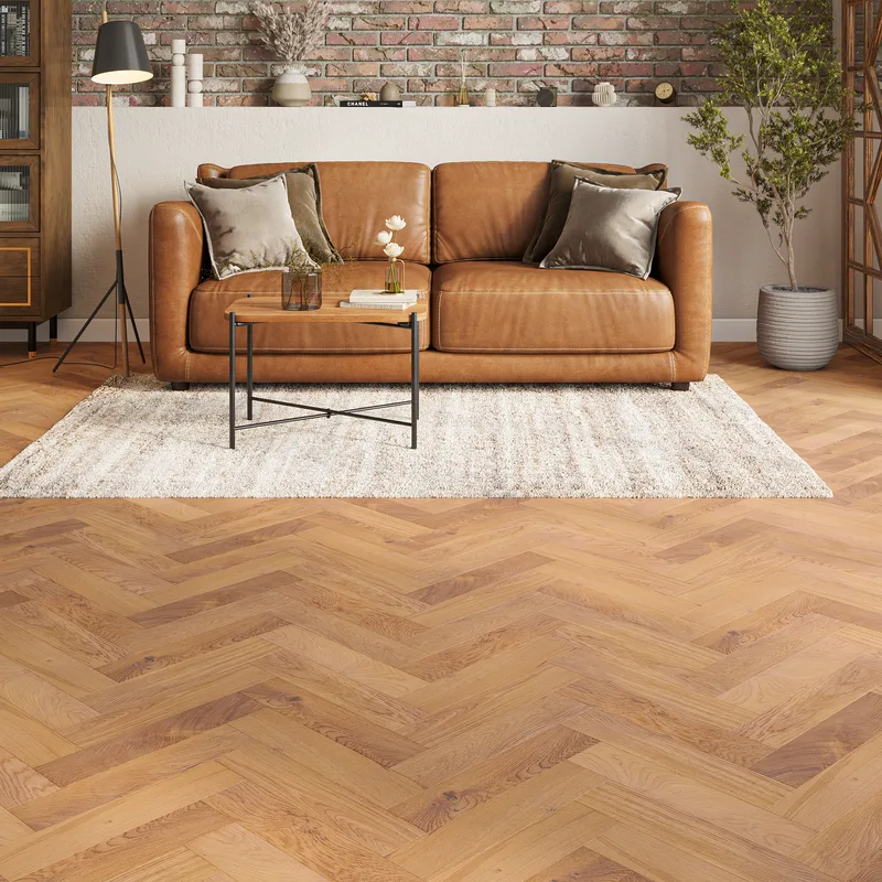 Wood Flooring Kent Select Herringbone 400 x 90 15/4mm Engineered Wood Flooring Charcoal Oak ESH154S-5