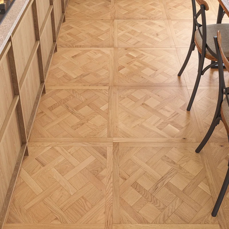 Wood Flooring Kent Select Versailles 600 x 600 14/3mm Engineered Wood Flooring Charming Oak ESV6060143-2 - Image 3