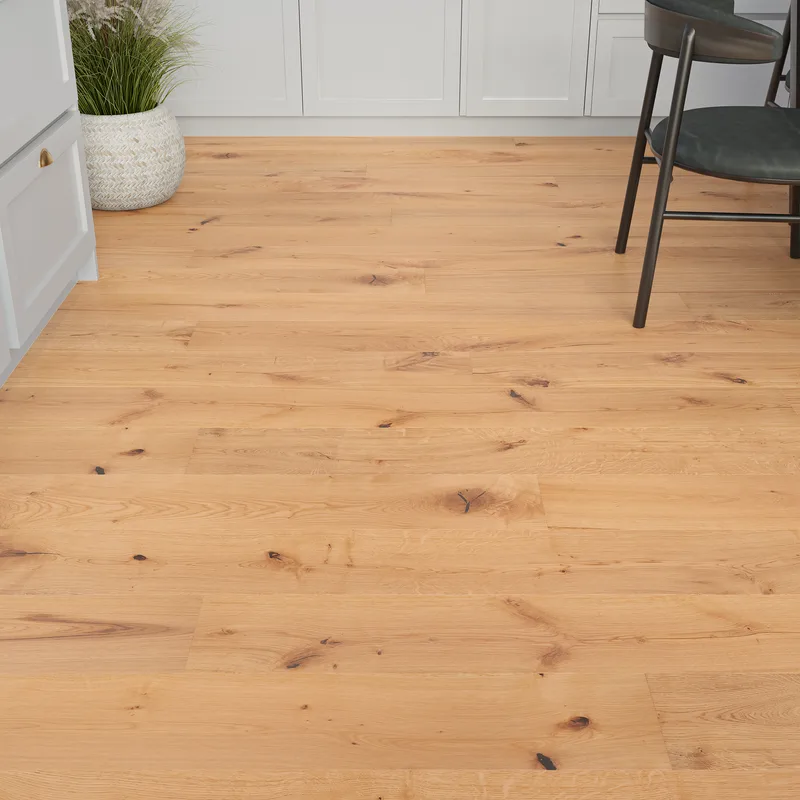 Wood Flooring Kent Rustic Plank 1900 x 190 20/6mm Engineered Wood Flooring Clear Natural Oak ERP1919206-1 - Image 3