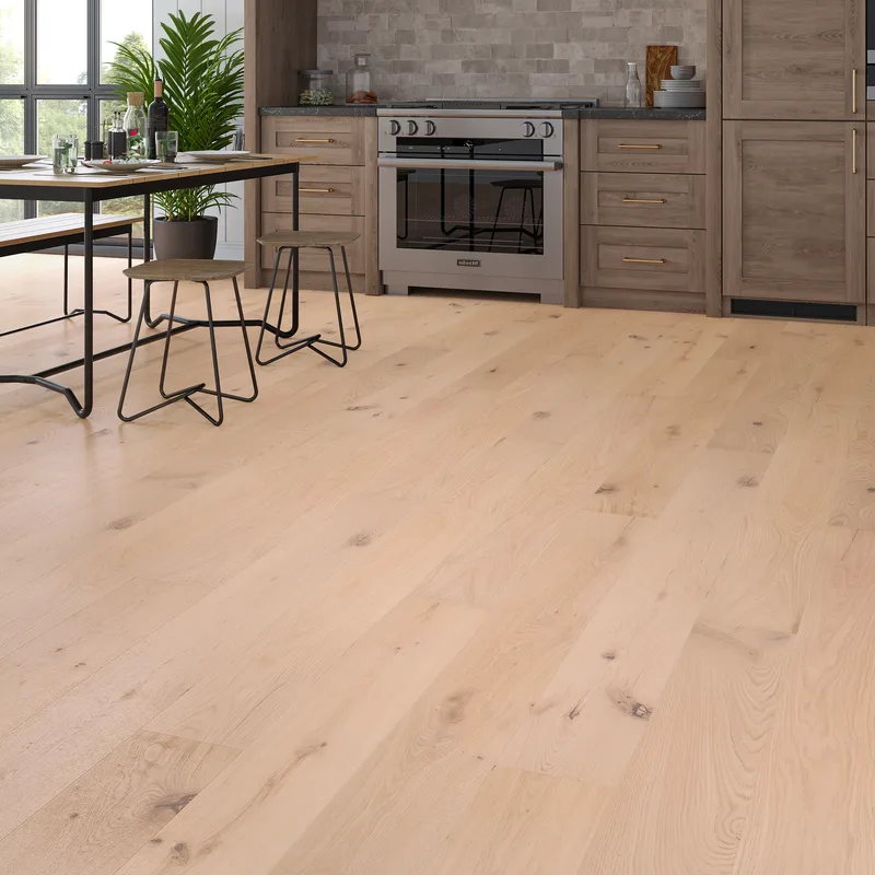 Wood Flooring Kent Rustic Plank 1900 x 190 14/3mm Engineered Wood Flooring Clear Studio Oak ER1919143-1