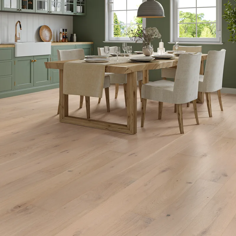 Wood Flooring Kent Rustic Plank 1900 x 190 15/4mm Engineered Wood Flooring Dove Oak ERP1919154-3