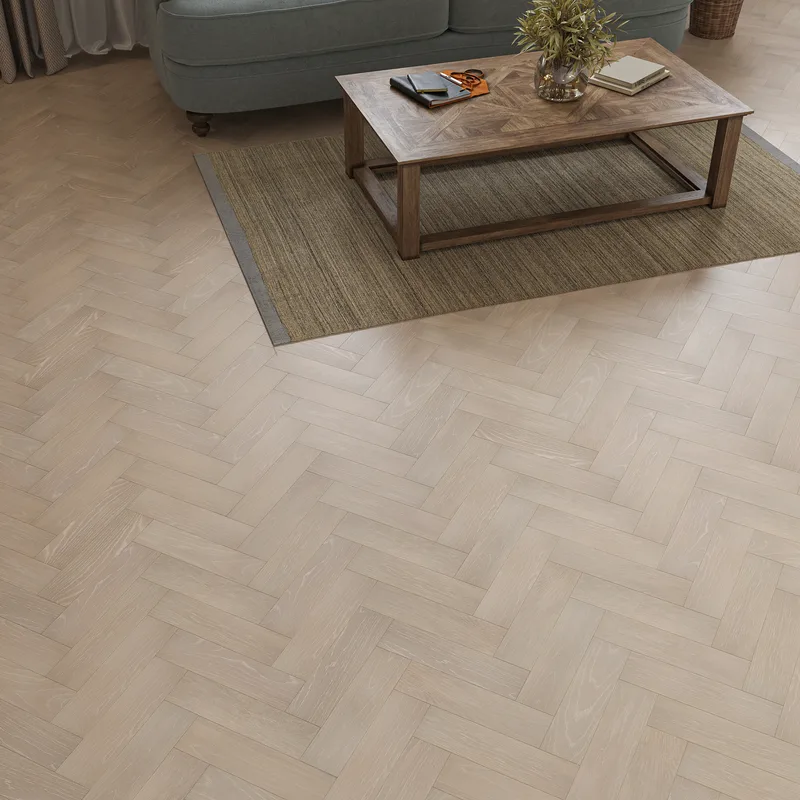 Wood Flooring Kent Select Herringbone 300 x 80 10/3mm Engineered Wood Flooring Drift Oak ESH103-6 - Image 3