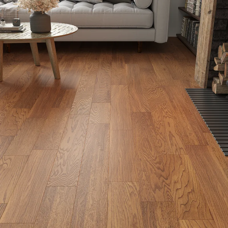 Wood Flooring Kent Rustic Plank RL x 125 14/3mm Engineered Wood Flooring Golden Vale Oak ERRL143S-5 - Image 3