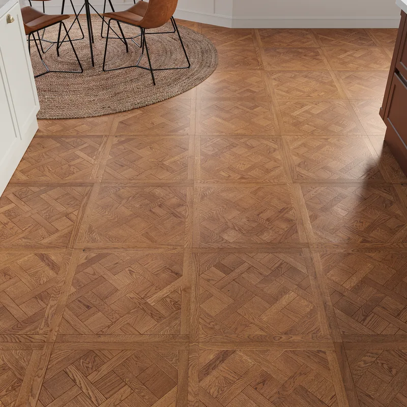 Wood Flooring Kent Select Versailles 600 x 600 14/3mm Engineered Wood Flooring Grand Oak ESV6060143-3 - Image 3