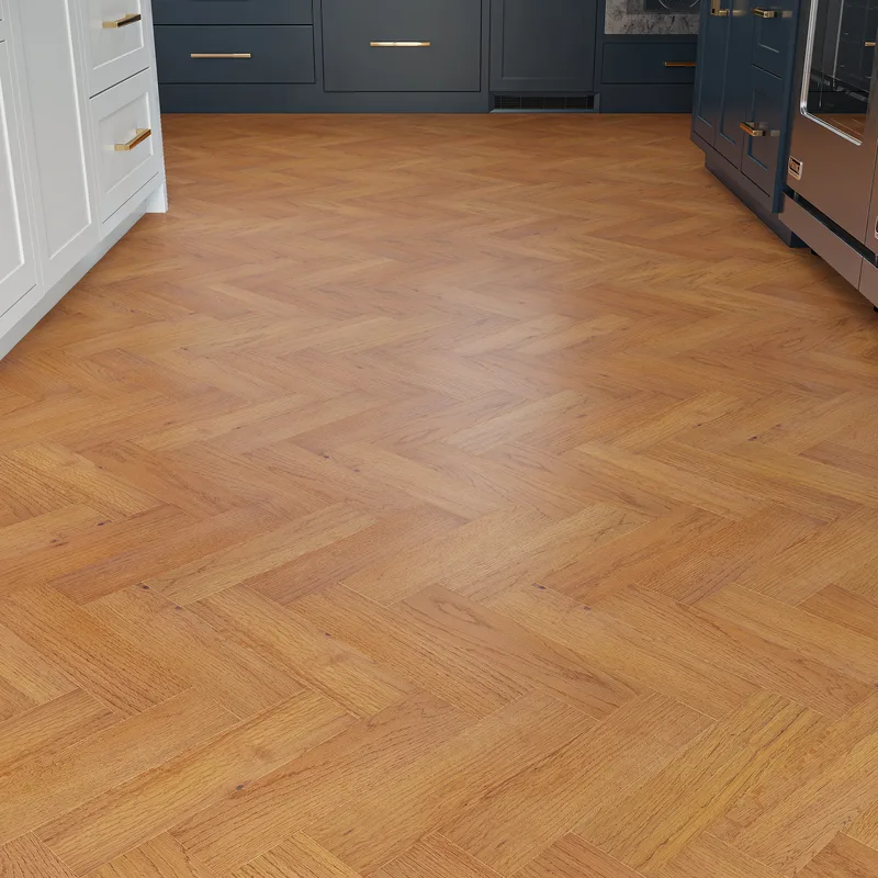 Wood Flooring Kent Select Herringbone 300 x 80 10/3mm Engineered Wood Flooring Heritage Oak ESH103-4 - Image 3