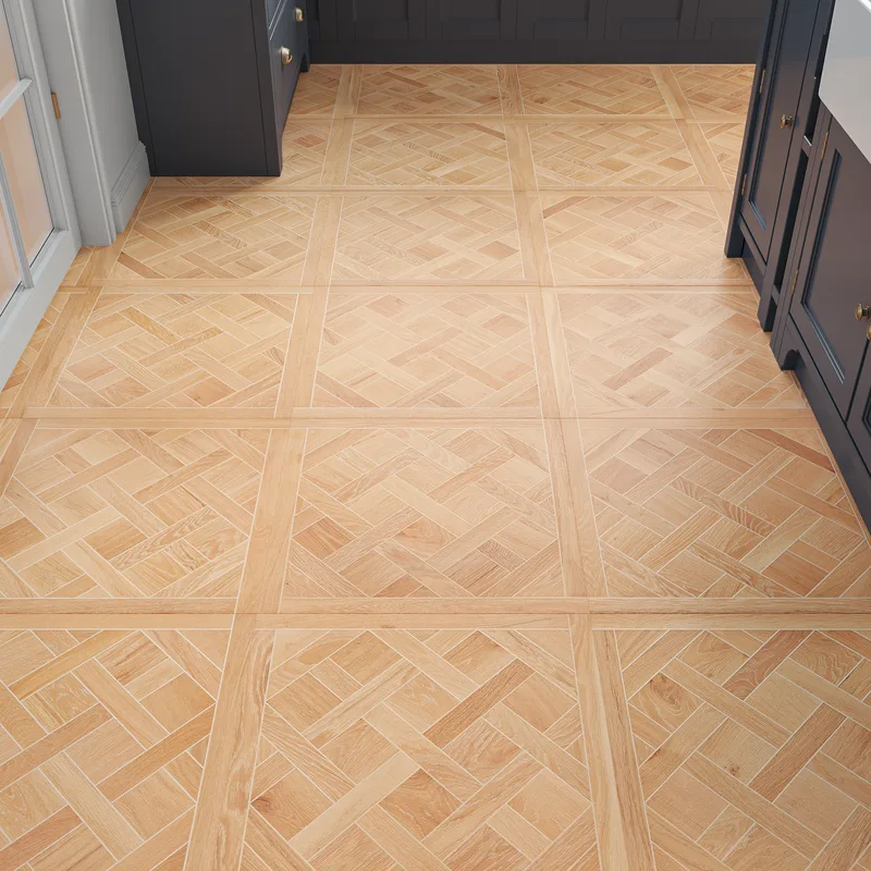 Wood Flooring Kent Select Versailles 600 x 600 14/3mm Engineered Wood Flooring Palace Linen Oak ESV6060143-6 - Image 3