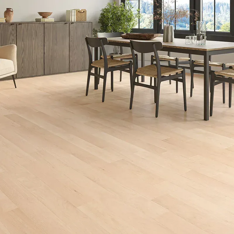 Wood Flooring Kent FSC Rustic Plank RL x 125 10/2.5mm Engineered Wood Flooring Pale Veil Oak EFRPRL121025-1