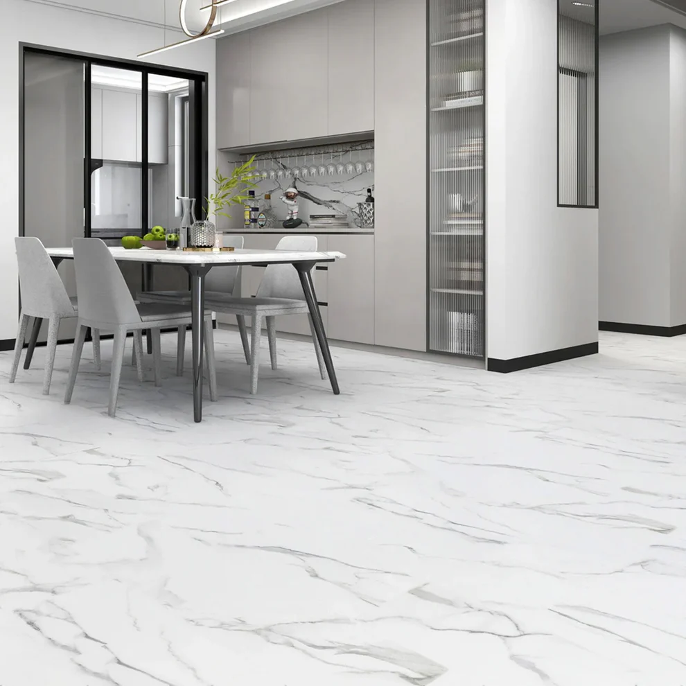 Liberty Floors Lifestyle Plus 5mm Arctic White Marble 314666