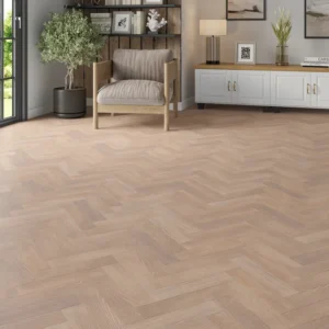 Wood Flooring Kent Select Herringbone 350 x 80 20/6mm Engineered Wood Flooring Slate Oak ESH206-2