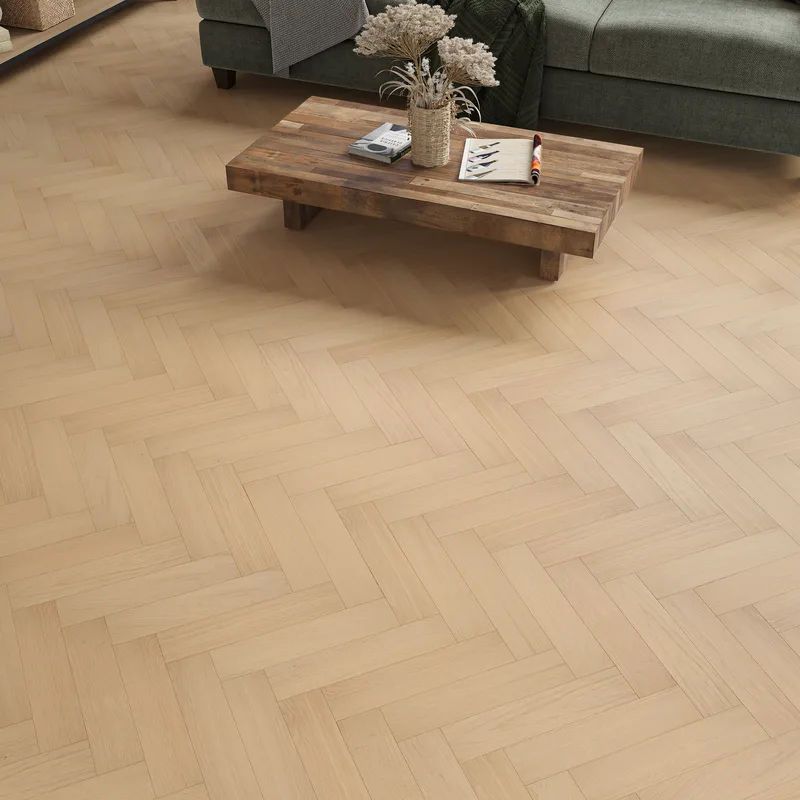Wood Flooring Kent Select Herringbone 350 x 80 20/6mm Engineered Wood Flooring Soft Veil Oak ESH206-3 - Image 3