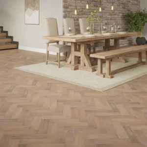 Wood Flooring Kent Select Herringbone 300 x 80 10/3mm Engineered Wood Flooring Stonewashed Oak ESH103-8