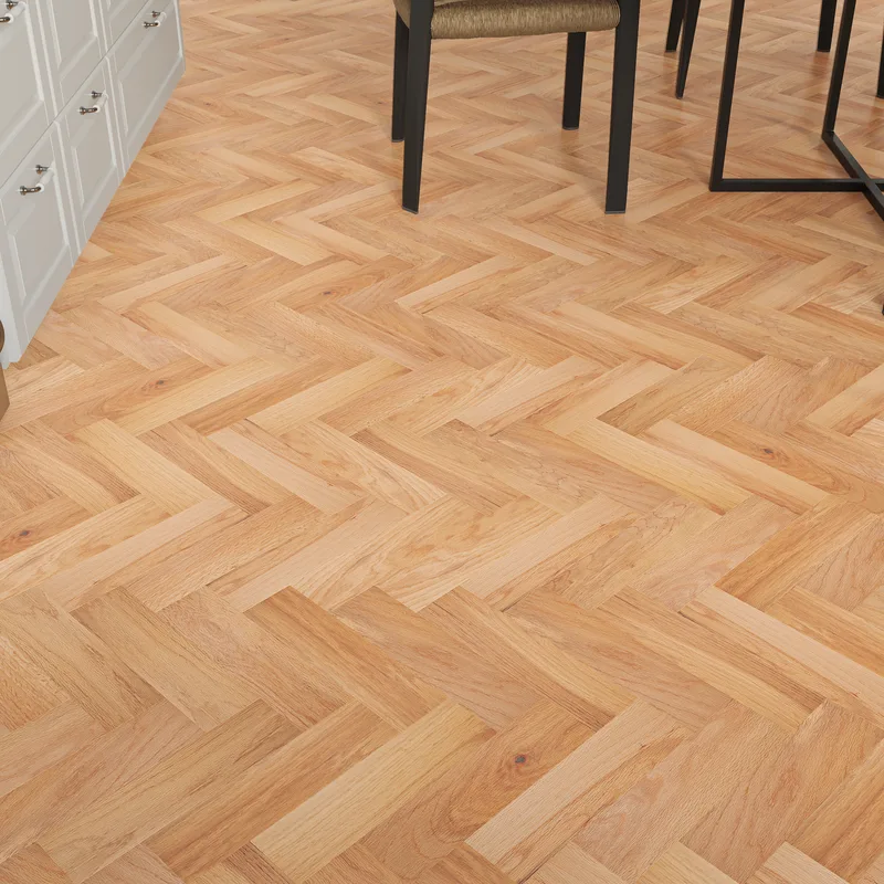 Wood Flooring Kent Select Herringbone 300 x 80 10/3mm Engineered Wood Flooring Studio Oak ESH103-3 - Image 3