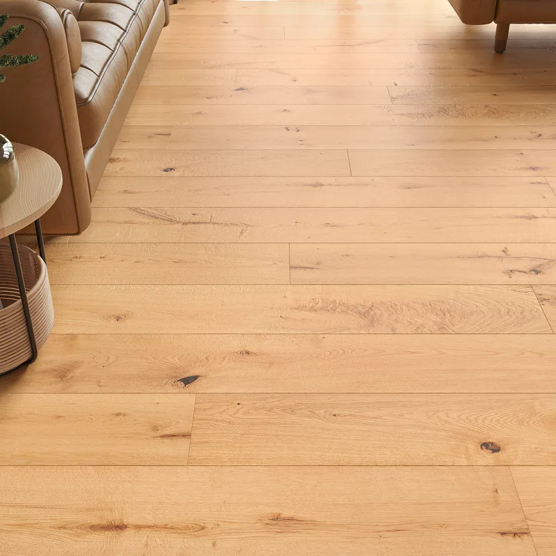 Wood Flooring Kent Rustic Plank 1900 x 190 14/3mm Engineered Wood Flooring Woodland Brushed Oak ER1919143-9 - Image 3