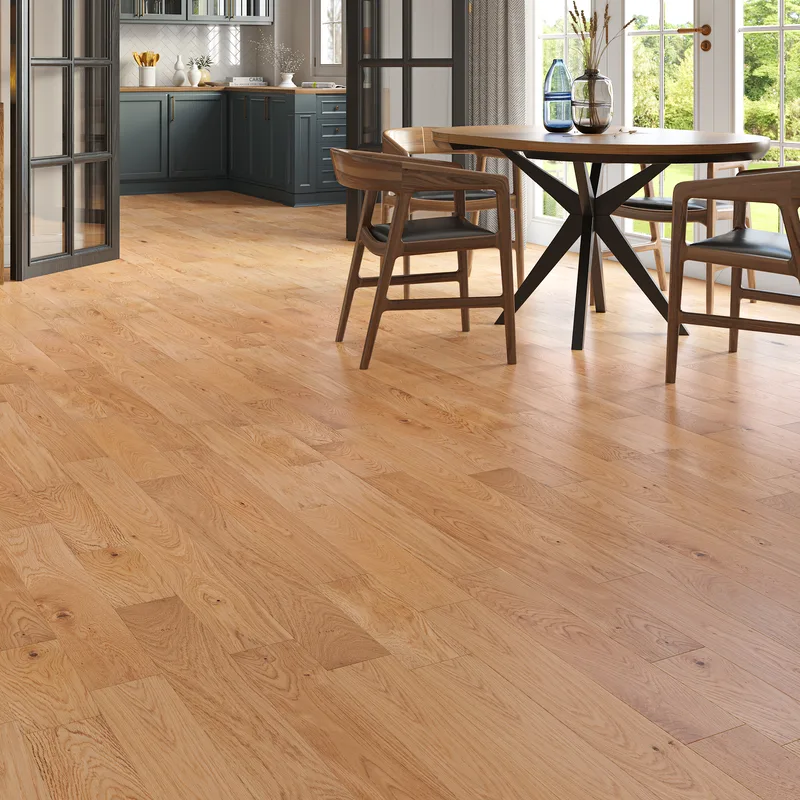 Wood Flooring Kent Rustic Plank RL x 125 10/2.5mm Engineered Wood Flooring Workshop Oak ERRL1025-1