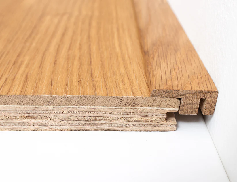 Wood Flooring Kent Real Wood Flooring End Profile Lacquered Oak 15 x 34 x 2700mm