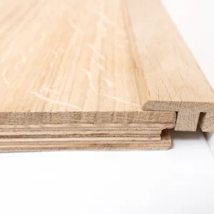 Wood Flooring Kent Real Wood Flooring End Profile Unfinished Oak 15 x 34 x 2700mm
