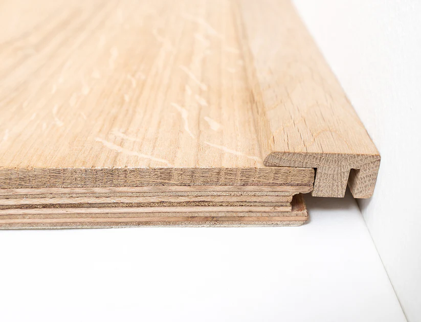Wood Flooring Kent Real Wood Flooring End Profile Unfinished Oak 15 x 34 x 900mm