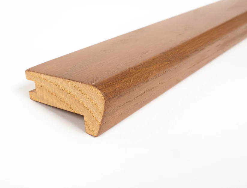 Wood Flooring Kent Real Wood Flooring Bullnose Stair Nosing Golden Oak 28 x 57 x 2400mm - Image 2