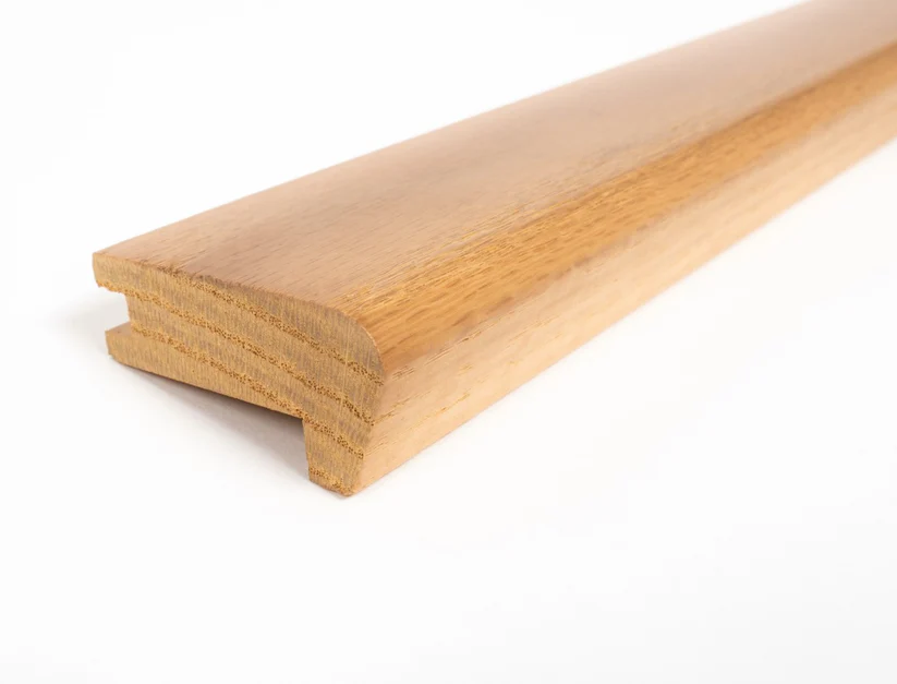 Wood Flooring Kent Real Wood Flooring Bullnose Stair Nosing Oiled Oak 28 x 57 x 900mm - Image 2