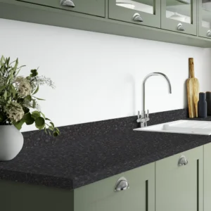 Wilsonart Laminate Worktops Black Atrium Postformed Worktop 3000 x 600 x 28mm