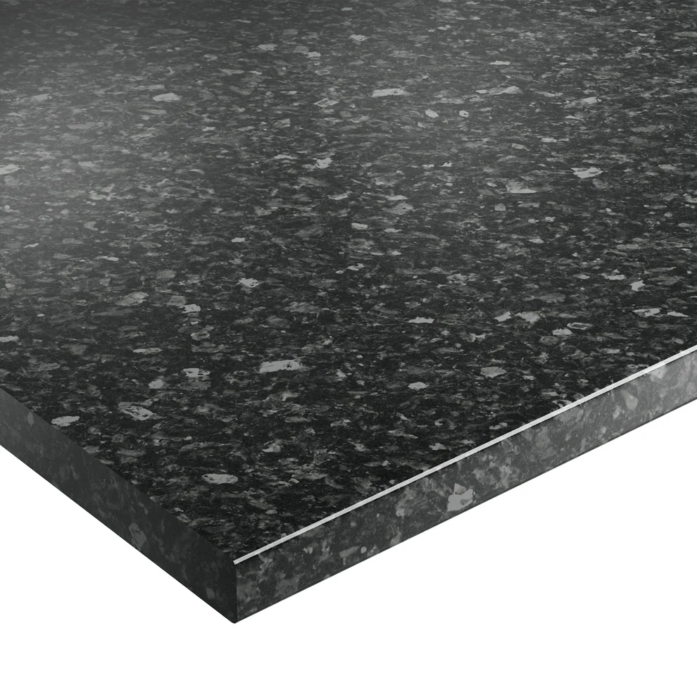 Wilsonart Laminate Worktops Black Slate Postformed Worktop 3000 x 600 x 38mm - Image 2