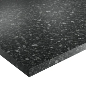 Wilsonart Laminate Worktops Black Slate Round Edge Upstand 3000 x 90 x 12mm