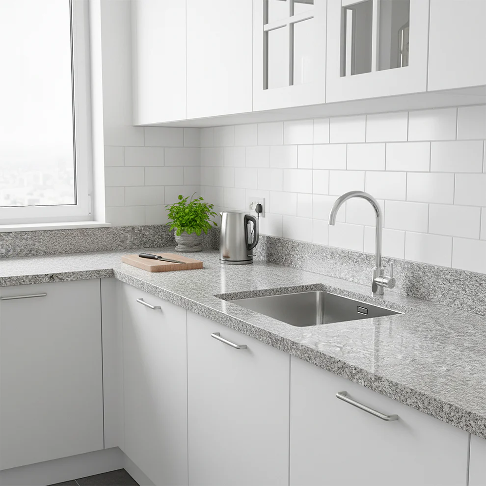 Wilsonart Laminate Worktops Classic Granite Upstand 3000 x 90 x 12mm - Image 3