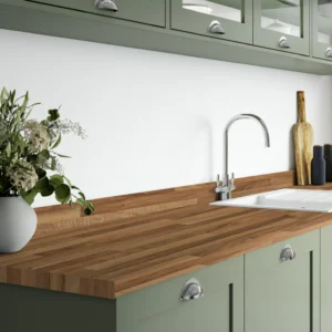 Wilsonart Laminate Worktops Walnut Block Postformed Worktop 3000 x 600 x 28mm