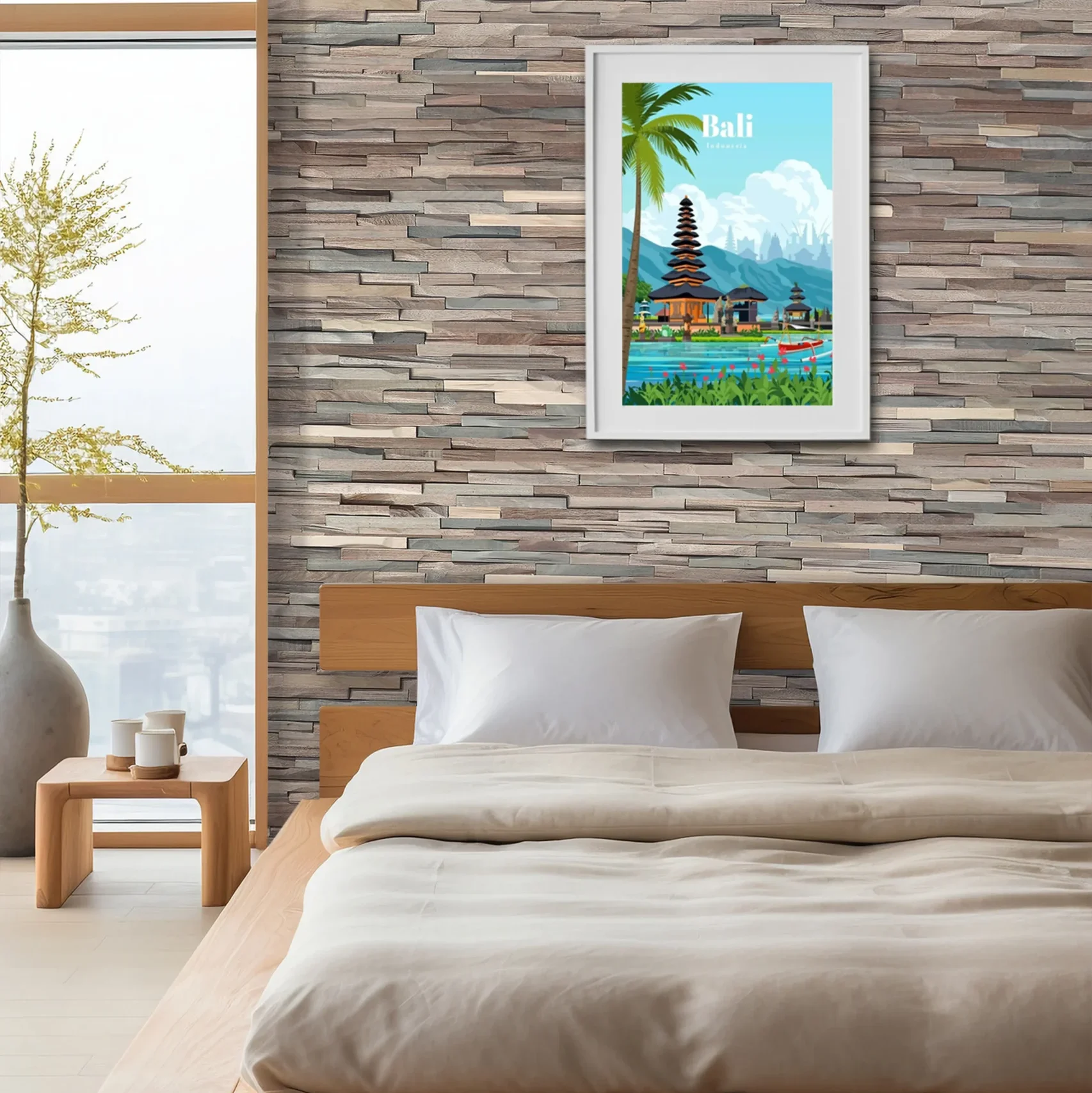 Tuscan 3D Wall Panel Rustic Dark Brown - Image 6