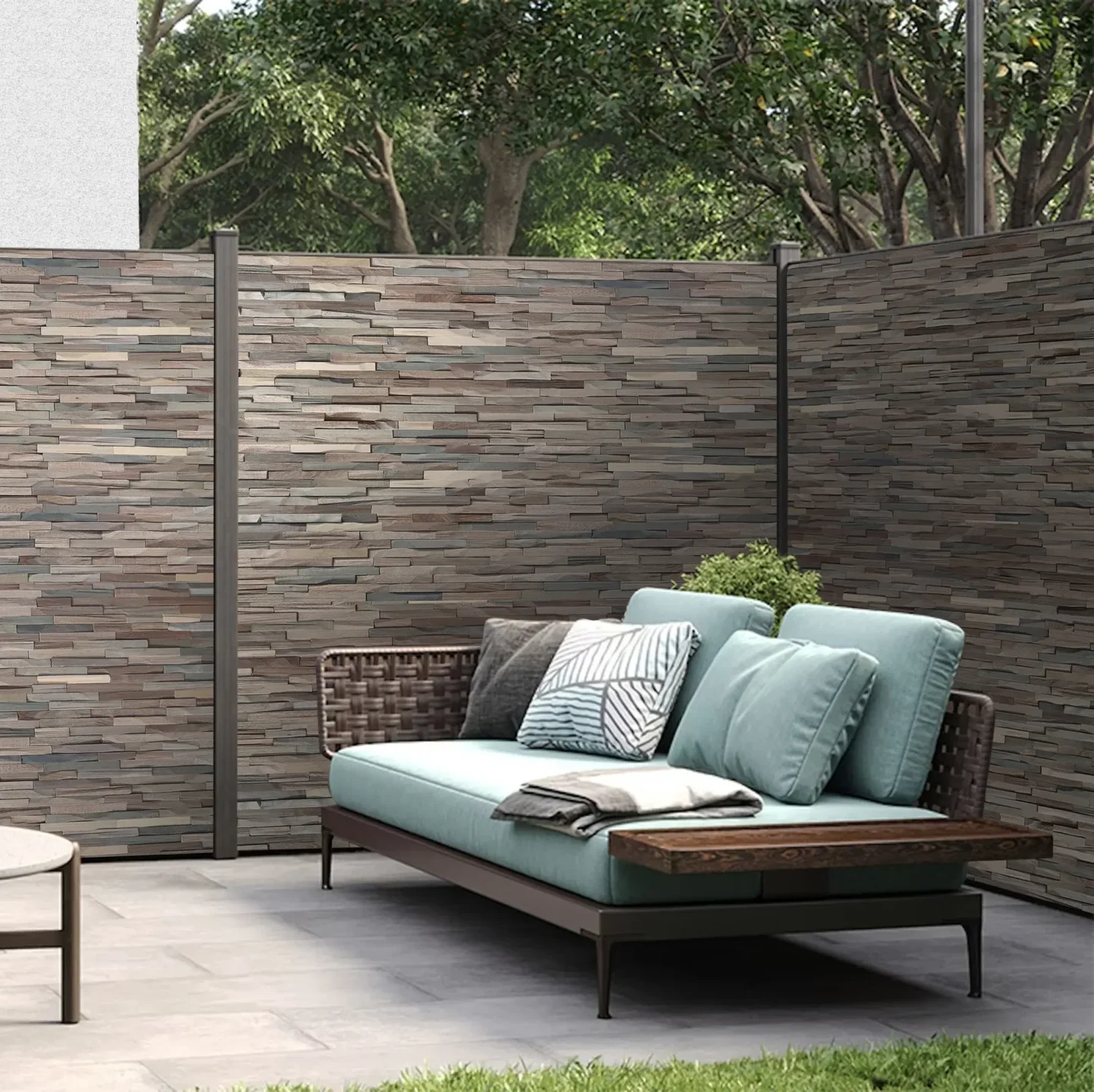 Tuscan 3D Wall Panel Rustic Dark Brown - Image 5