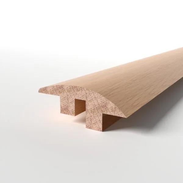 Woodpecker Real Wood Trims (For 14 - 18mm Thickness) Semi-Ramp Trim 0.9m Colour Matched Stain