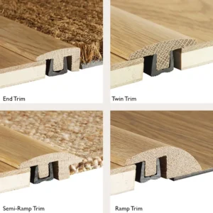 Woodpecker Real Wood Trims (For 14 - 18mm Thickness) Ramp Trim 1.8m Colour Matched Stain