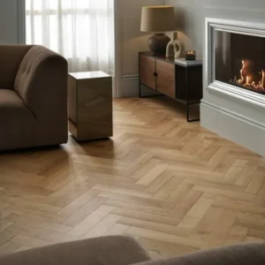 Woodpecker Bourton 15/3mm Engineered Floor Natural Oak Herringbone