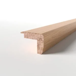 Woodpecker Real Wood Stair Nosing Overlap Stair Nosing 1.8m Colour Matched Stain
