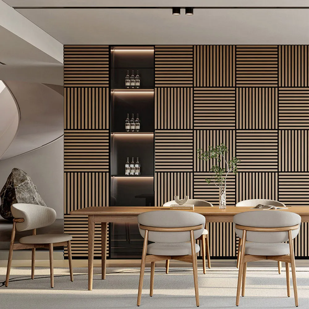 Tuscan Acoustic Wall Tile Natural Oak