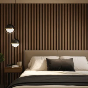 Tuscan Acoustic Wall Panel Smoked Oak
