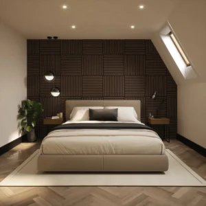Tuscan Acoustic Wall Tile Walnut