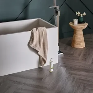 Woodpecker Weymouth 6mm Rigid Core LVT Floor Echo Oak Herringbone