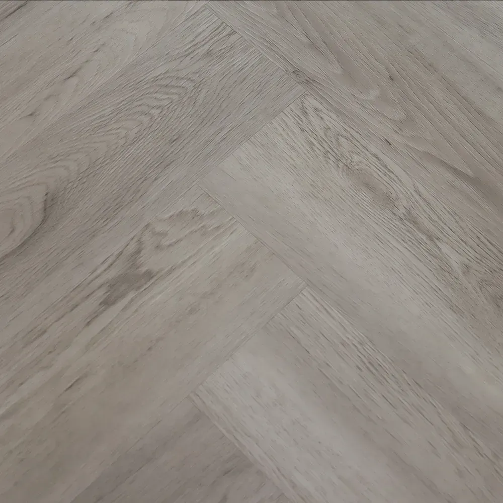 Woodpecker Weymouth 6mm Rigid Core LVT Floor Seamist Oak Herringbone - Image 2