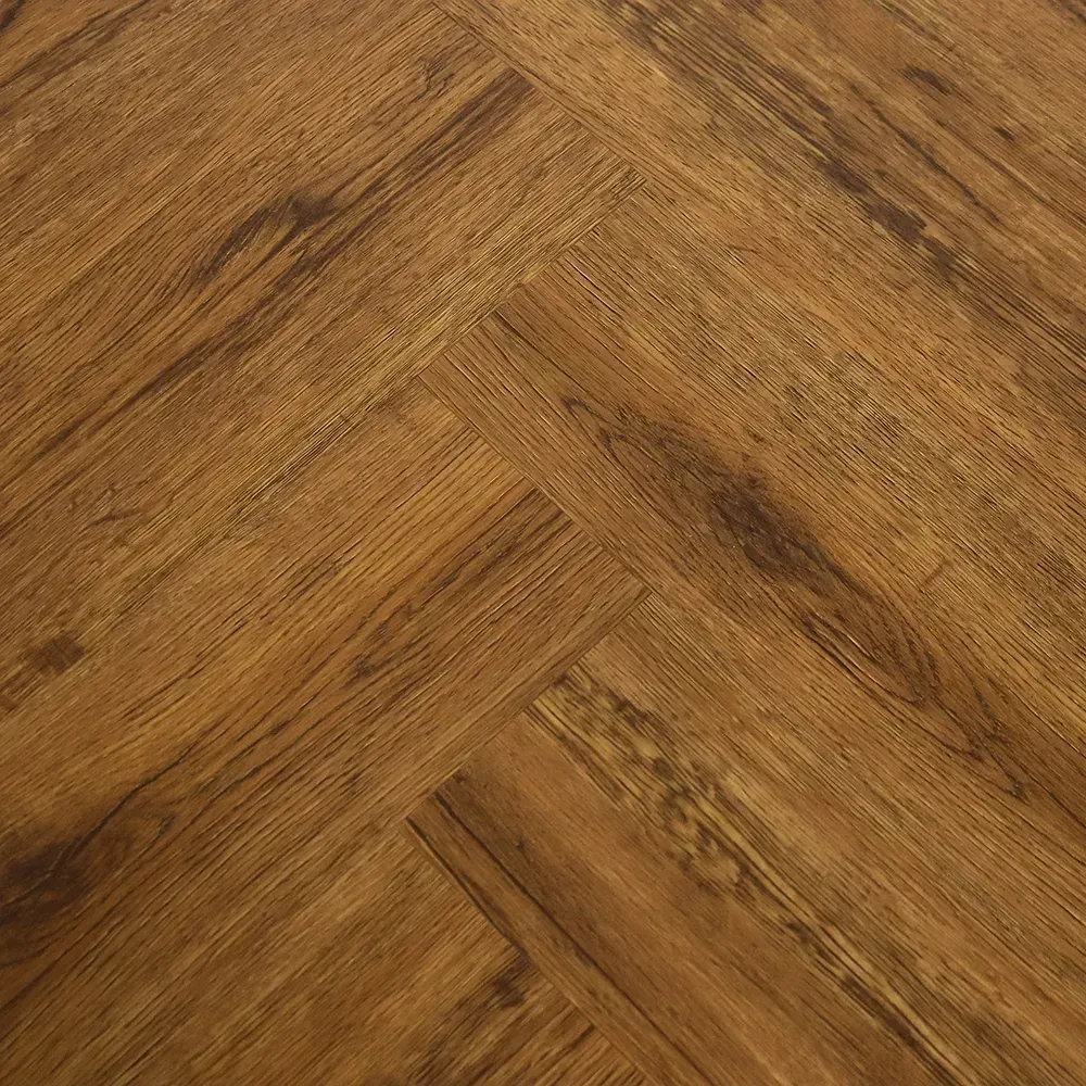 Woodpecker Weymouth 6mm Rigid Core LVT Floor Vine Oak Herringbone - Image 2