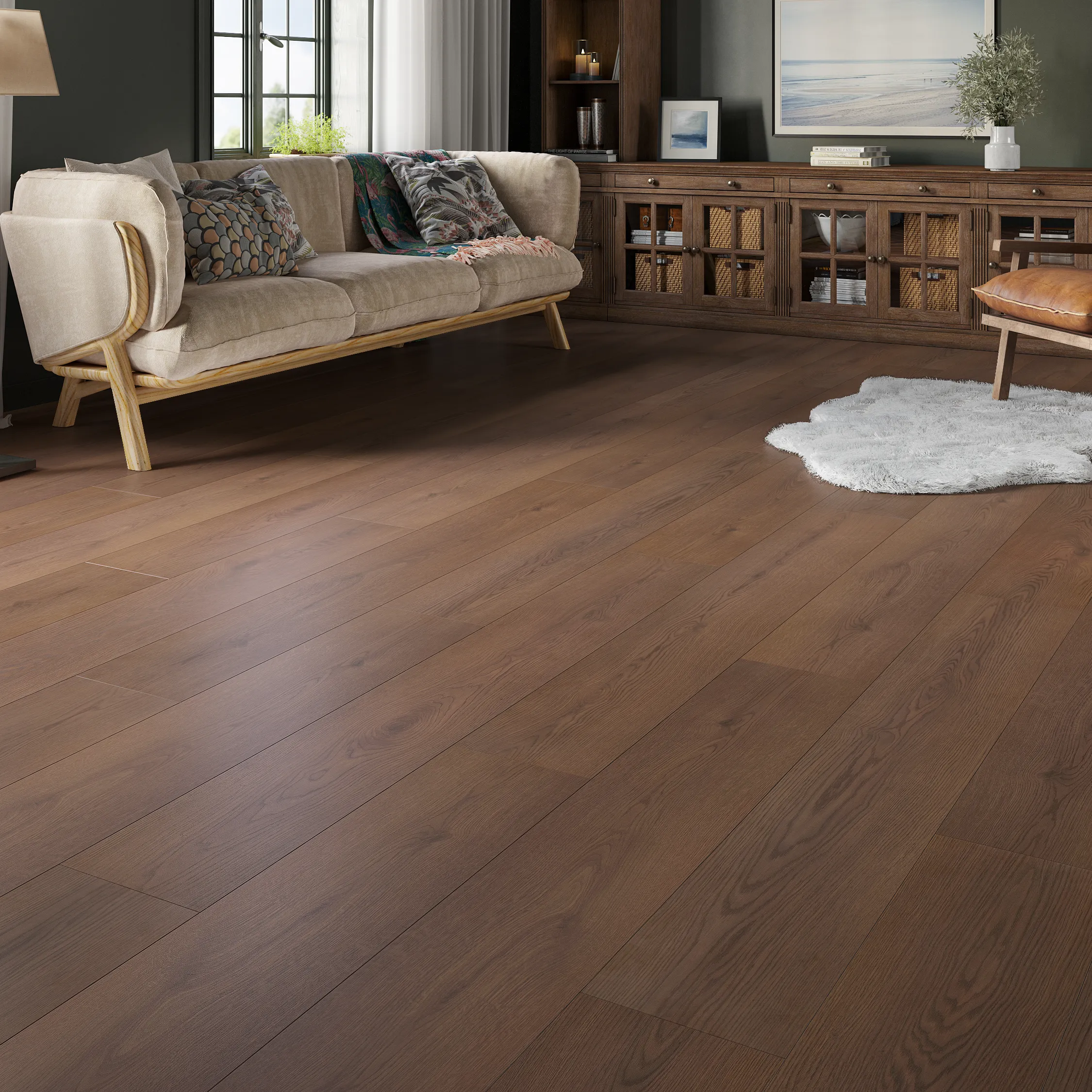 Wood Flooring Kent High Weald 12mm Laminate Flooring Cocoa Oak