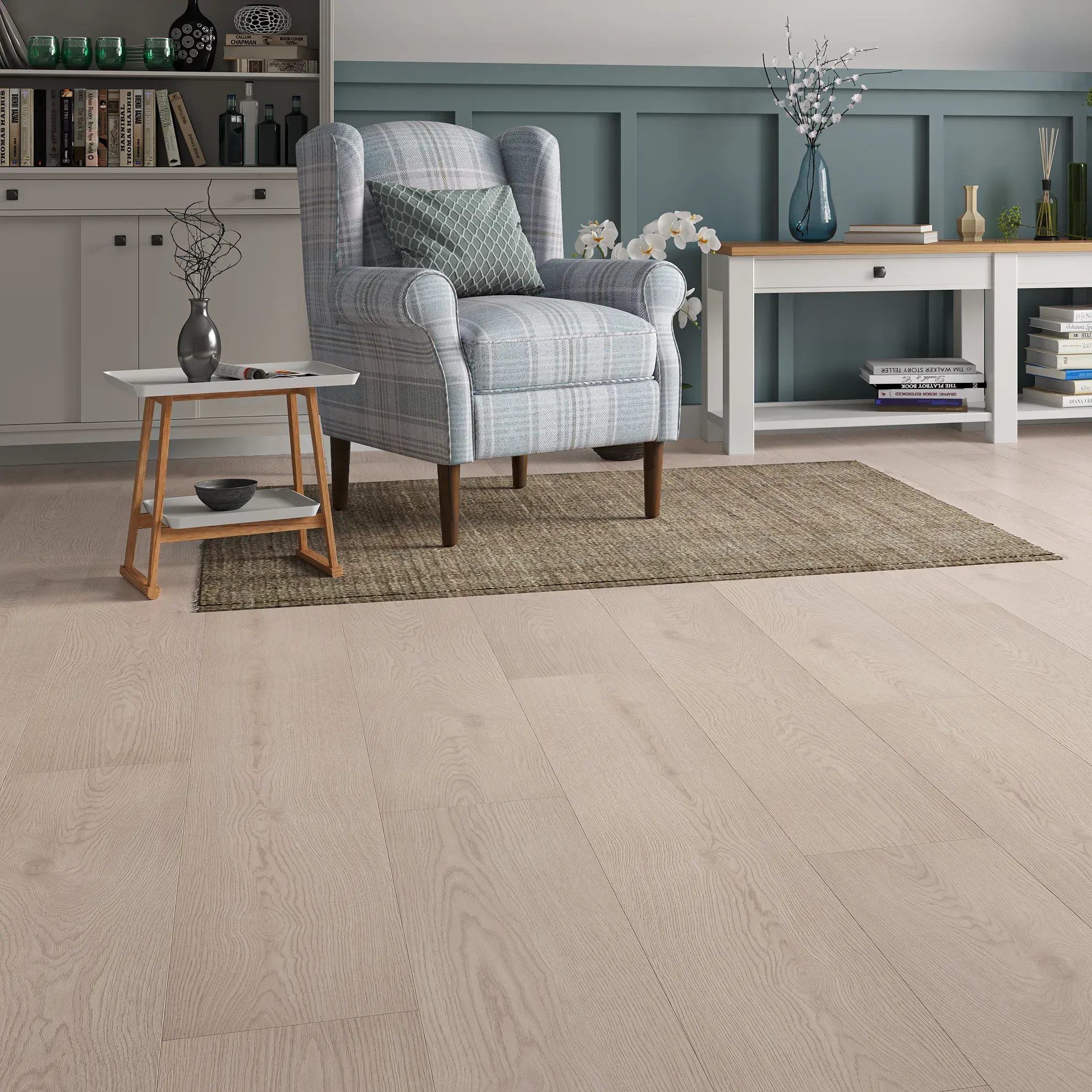 Wood Flooring Kent High Weald 12mm Laminate Flooring Pebble Oak