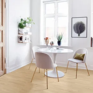 Elka Orchid Oak 8mm laminate flooring shown in a room setting