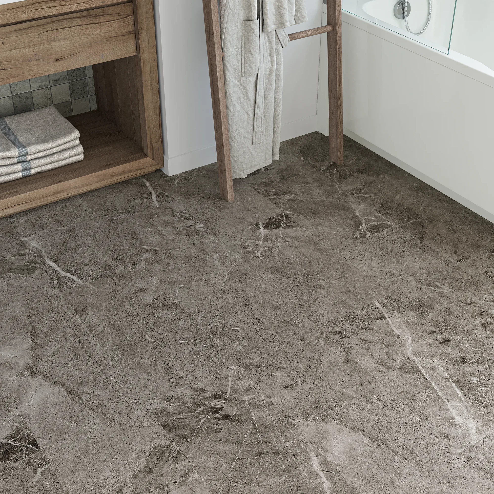 Wood Flooring Kent Lympne Earth Stone 6.5mm Luxury Vinyl Tile Flooring